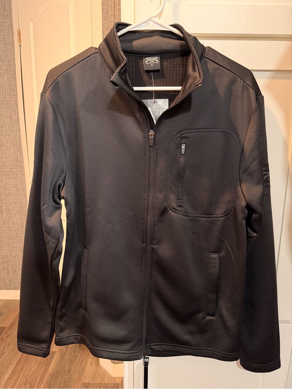 Grunt Style Men's Black Lightweight Full-Zip Jacket